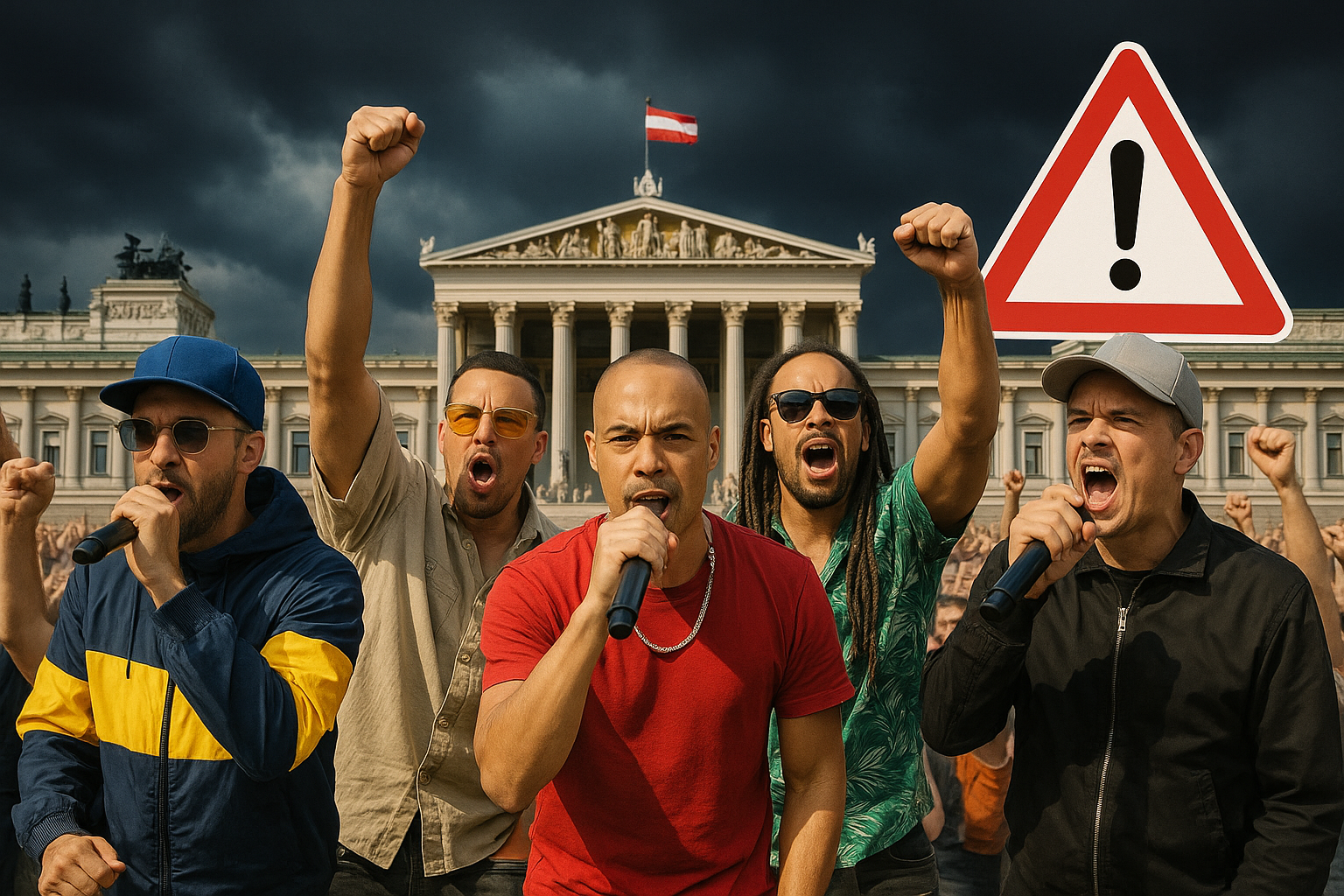 Titelbild zu „Mega-Eklat in Tulln: Culcha Candela entfacht Polit-Sturm!“