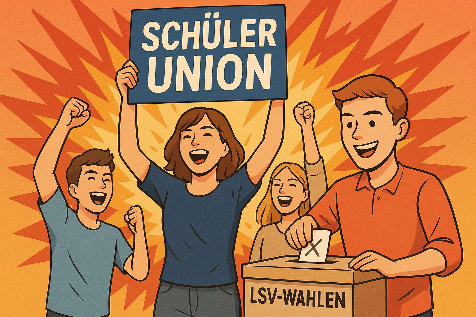 Titelbild zu „Politisches Erdbeben: Schülerunion dominiert bei LSV-Wahlen!“