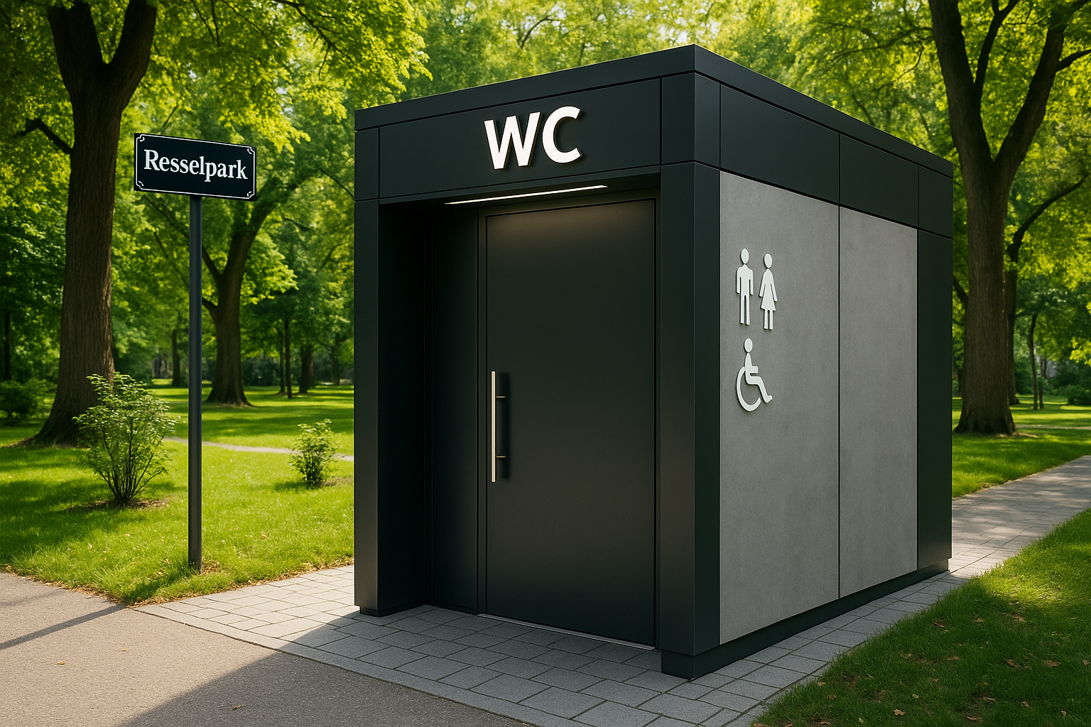 Titelbild zu „Revolution im Resselpark: Die neue WC-Anlage, die Wien verändert!“