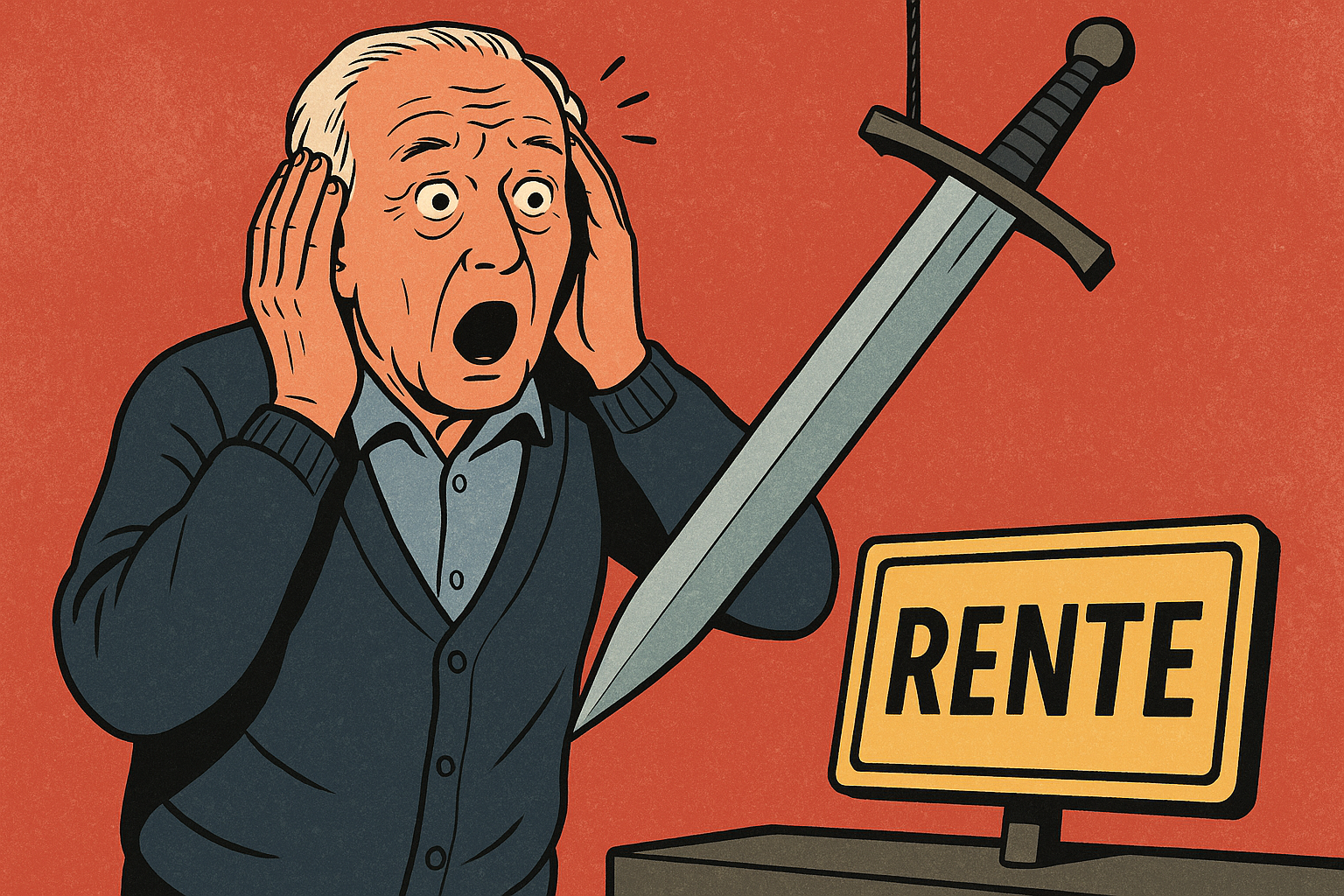 Titelbild zu „Pensions-Schock: Droht uns das Renten-Damoklesschwert?“