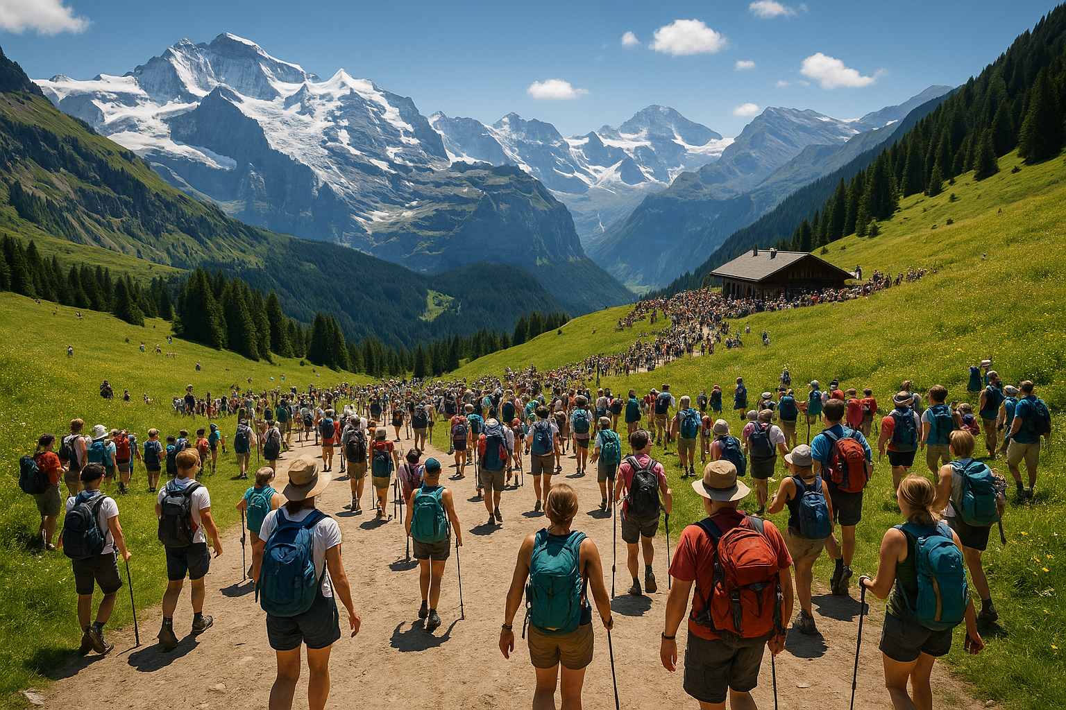 Titelbild zu „Sommer 2025: Tourismus-Explosion in den Alpen – Was bedeutet das für Sie?“