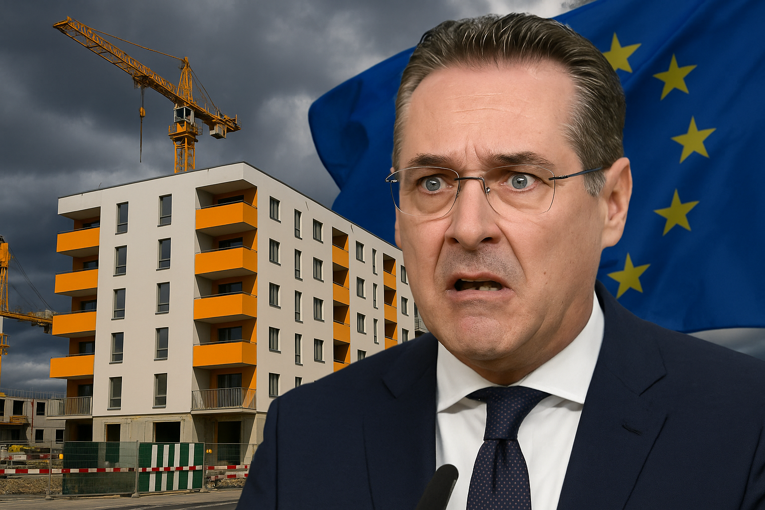Titelbild zu „Wohnbau-Skandal in Wien: FPÖ-Alarm schlägt Wellen bis Brüssel!“