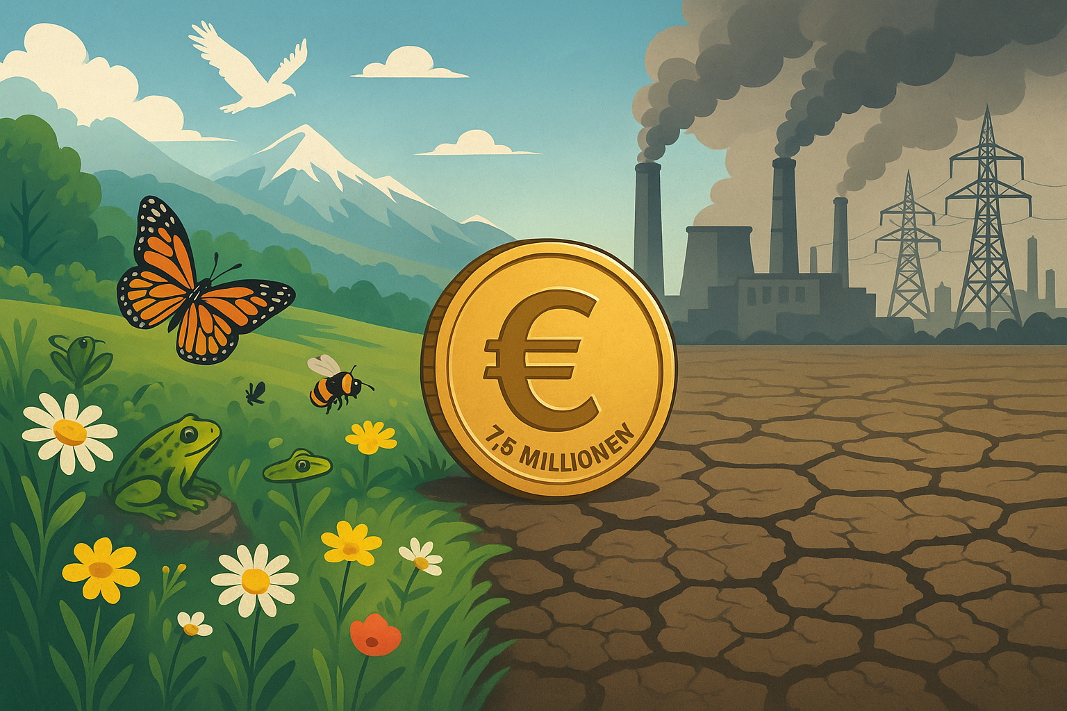 Titelbild zu „Österreichs 7,5 Millionen Euro Biodiversitäts-Offensive: Revolution oder Tropfen auf den heißen Stein?“