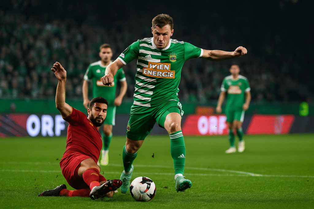Spektakuläre Fußballnacht: Rapid Wien kämpft live im ORF um den Einzug in die nächste Runde!