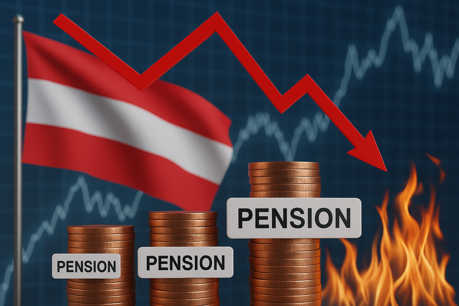 Titelbild zu „Pensions-Schock in Österreich: Droht der Kollaps des Rentensystems?“
