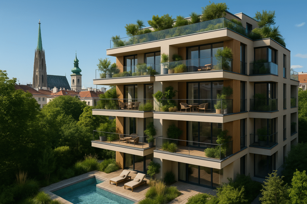 Wiener Wohnprojekt sorgt für Aufsehen: Luxus trifft Nachhaltigkeit!