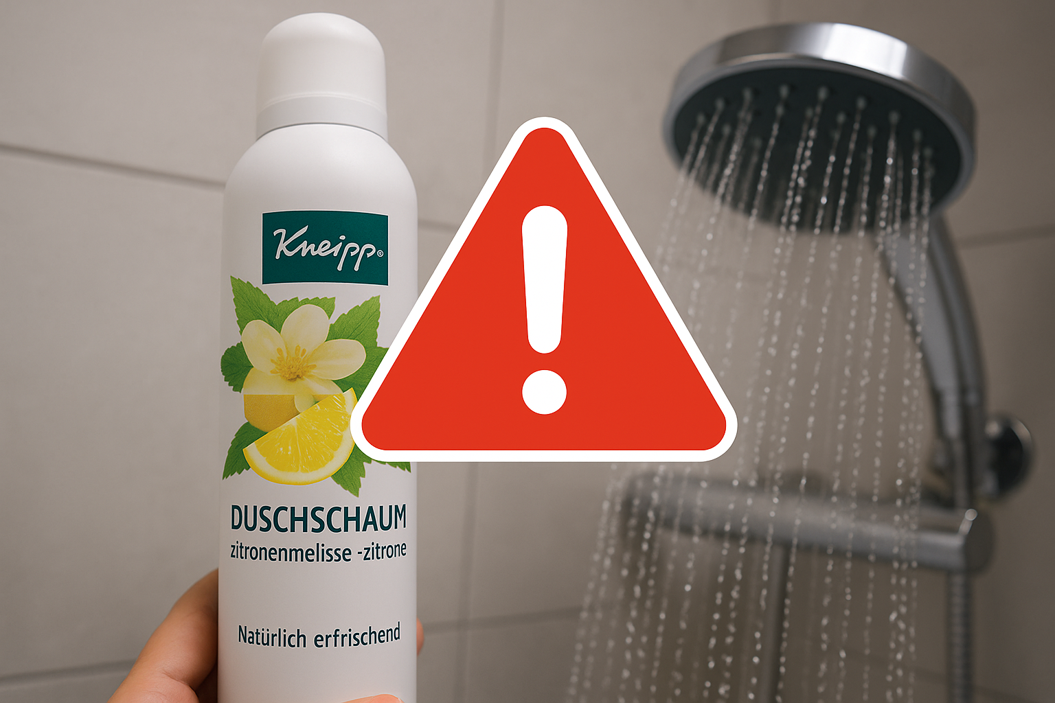 Titelbild zu „Gefährliche Entdeckung: Beliebte Kneipp-Dusche zurückgerufen!“