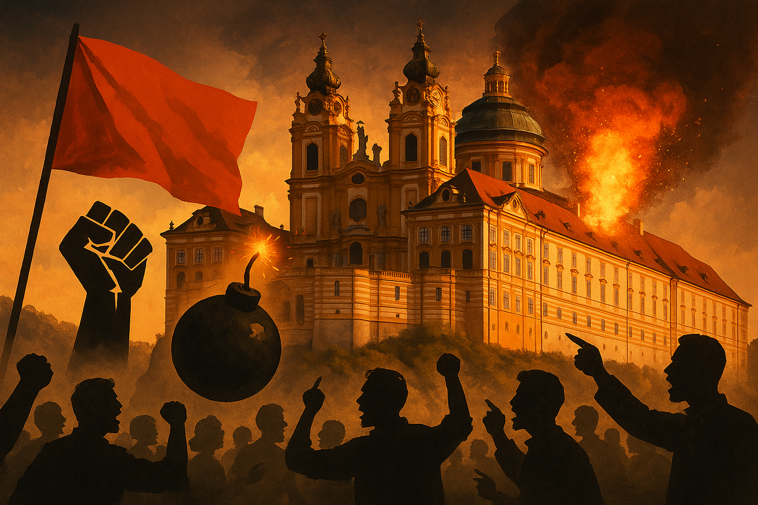 Titelbild zu „Skandal im Stift Melk: Revolutionäre Ideen und explosive Diskussionen!“
