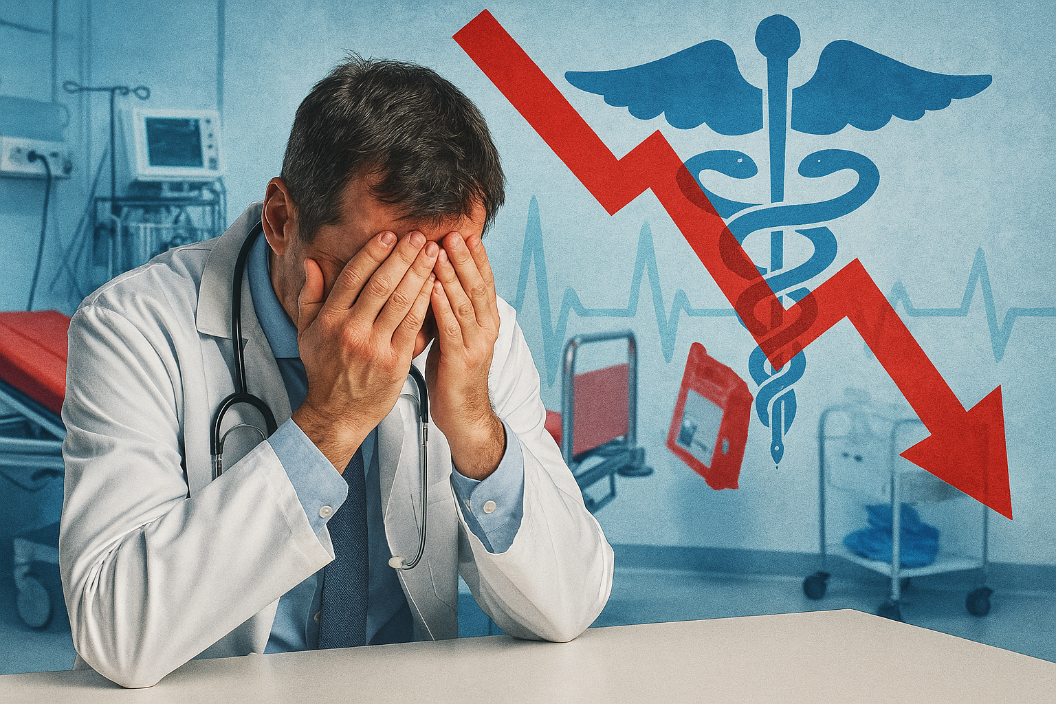 Titelbild zu „Gesundheitssystem kurz vor dem Kollaps? Wer wirklich schuld ist!“