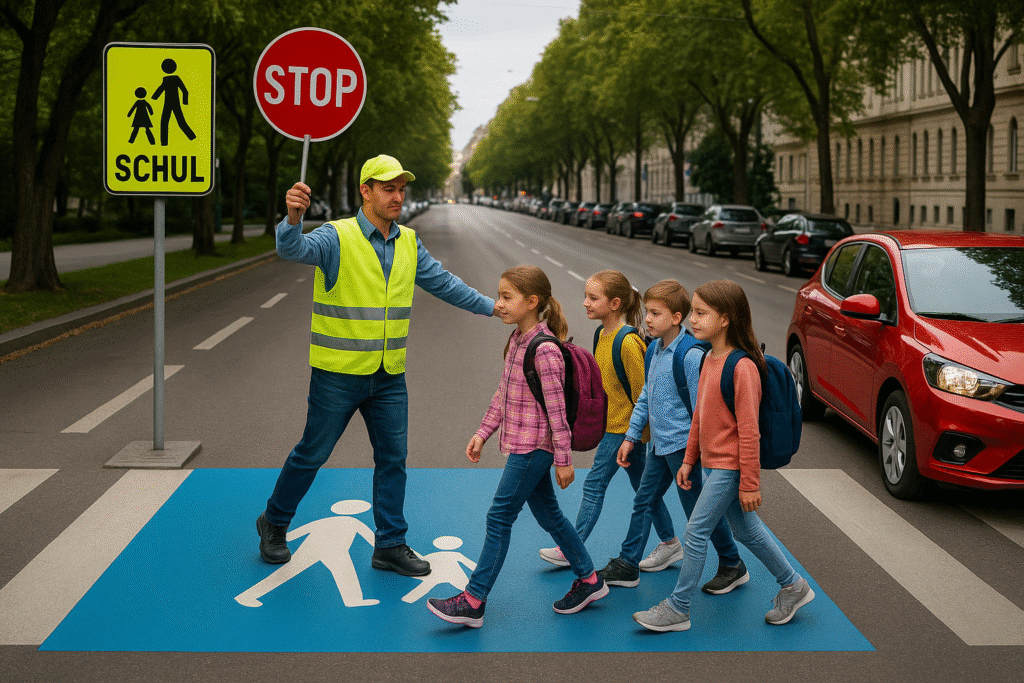 Wiens Schulwege: Revolutionäre Sicherheitsmaßnahmen sorgen für Aufsehen!