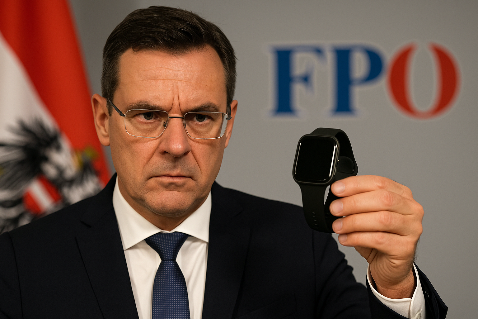 Titelbild zu „Skandal um Smartwatch: FPÖ deckt brisante Details auf!“