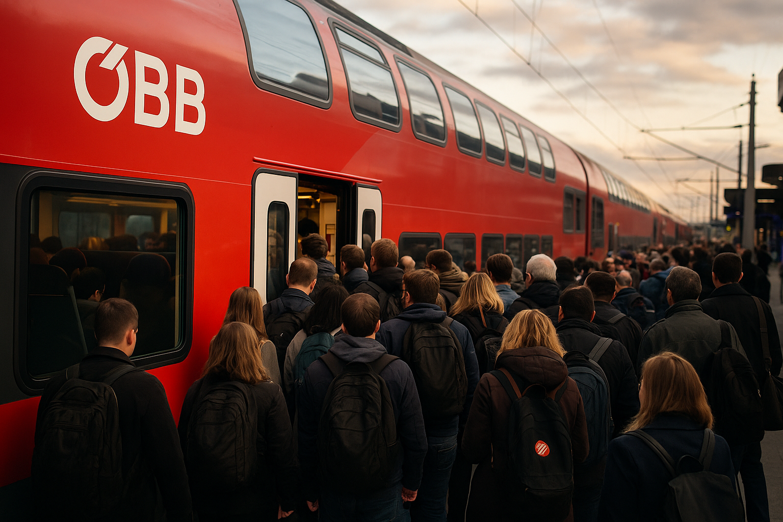 Titelbild zu „ÖBB unter Druck: Pendler am Limit – Jetzt muss geliefert werden!“