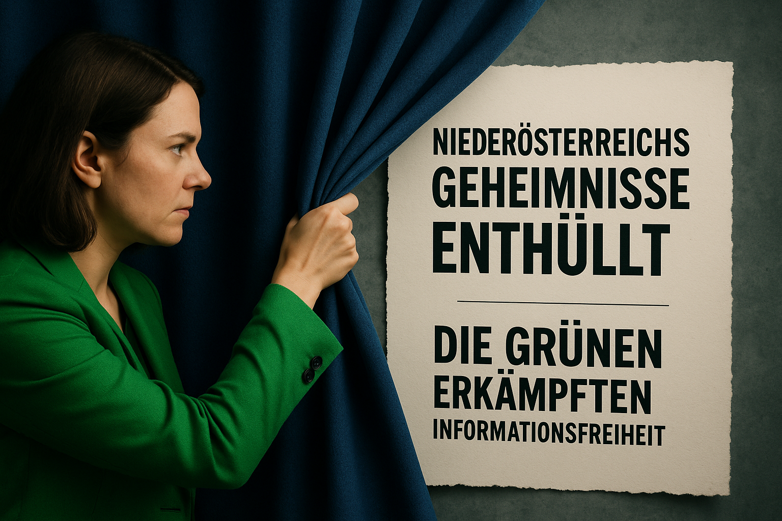 Titelbild zu „Niederösterreichs Geheimnisse enthüllt: Wie die Grünen die Informationsfreiheit erkämpften!“