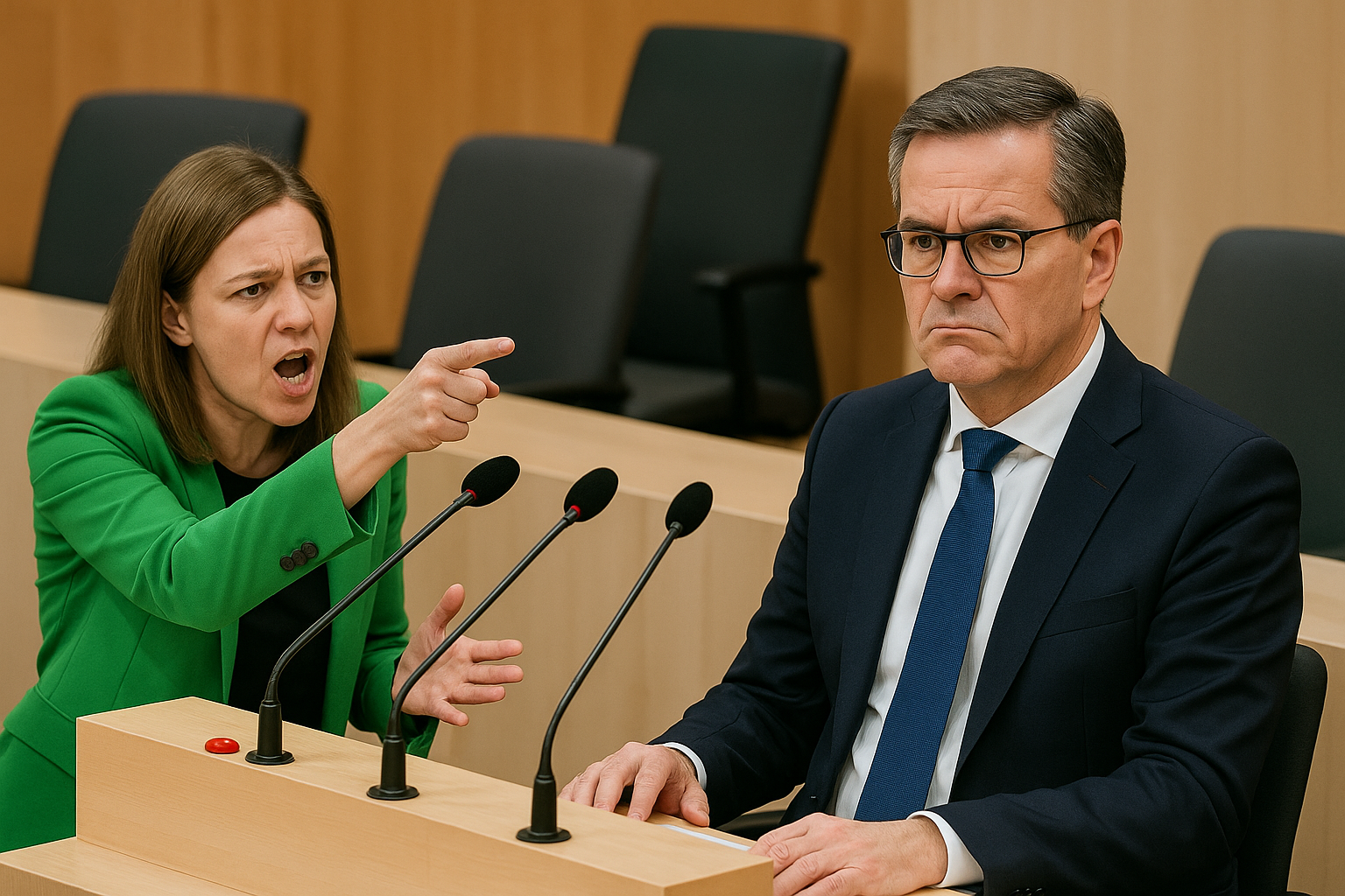 Titelbild zu „ÖVP unter Beschuss: Grüne fordern endlich Taten von Kanzler Stocker!“