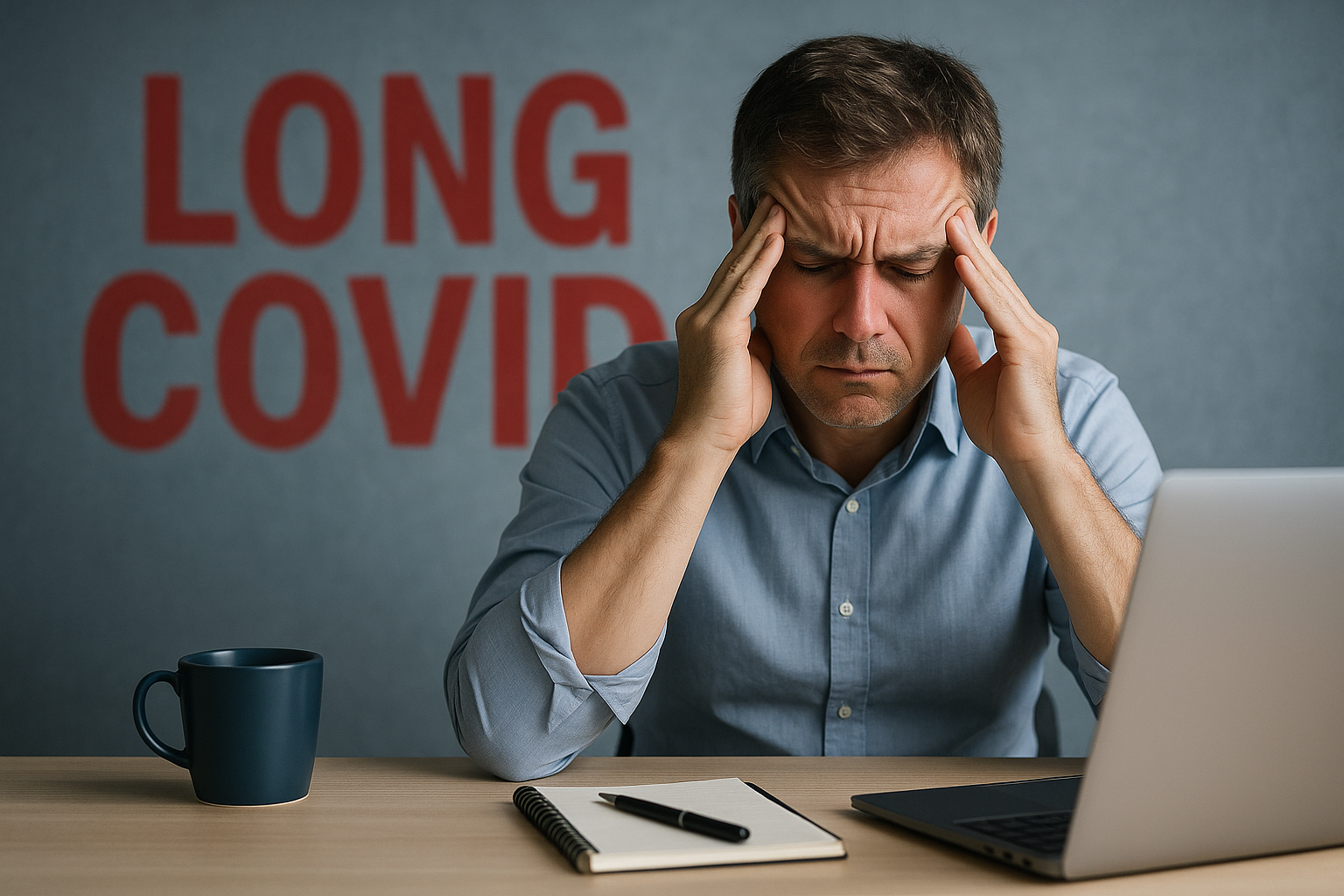 Titelbild zu „Chronischer Stress: Die geheime Gefahr für Long COVID enthüllt!“