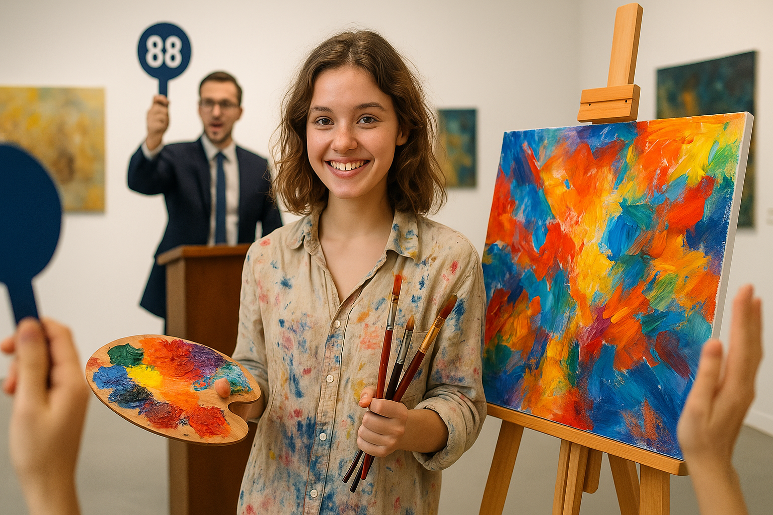 Titelbild zu „Wiener Kunstsensation: 400.000 Euro für junge Talente!“