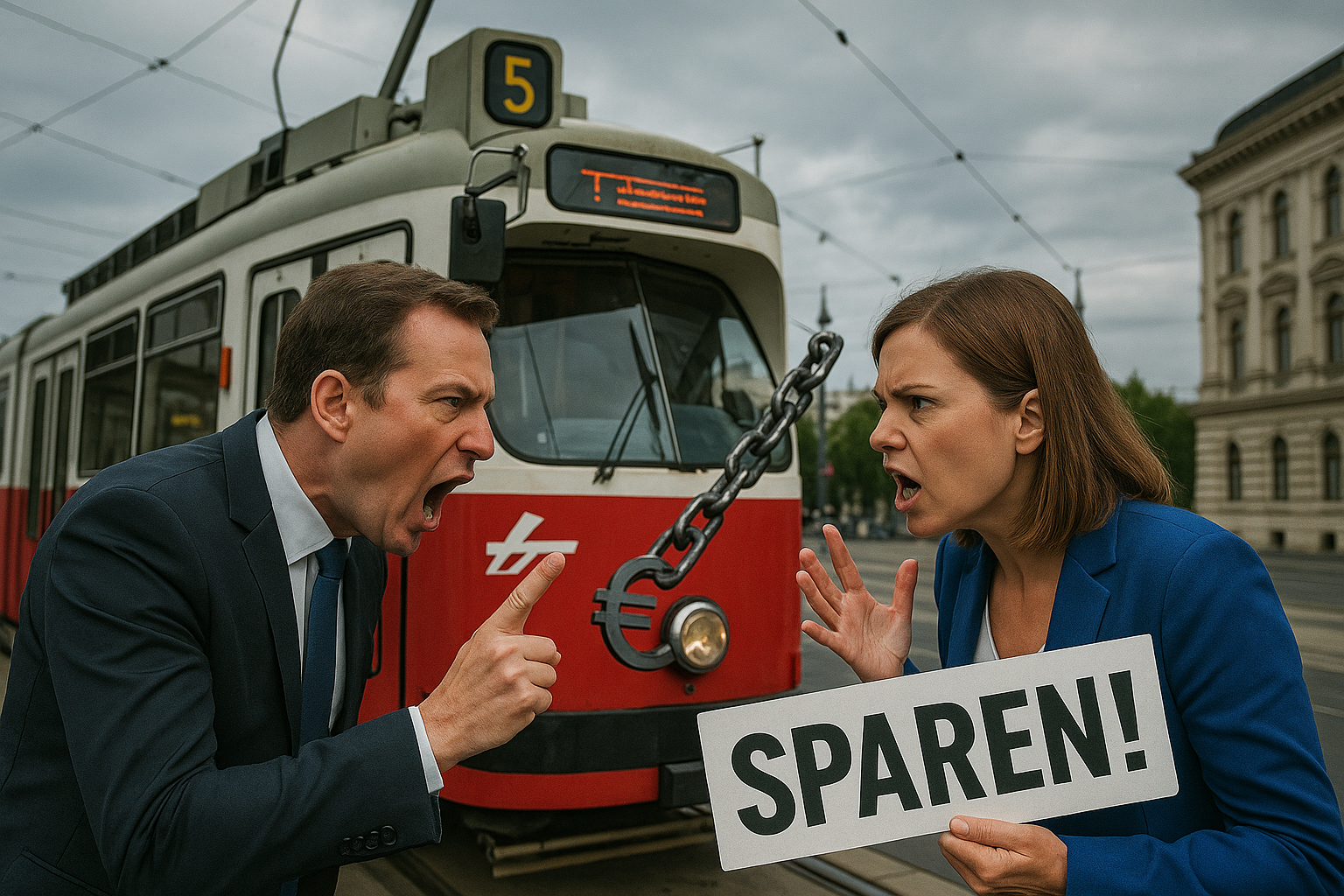 Titelbild zu „Wiener Polit-Drama: Streit um Öffi-Preise und Sparmaßnahmen eskaliert!“