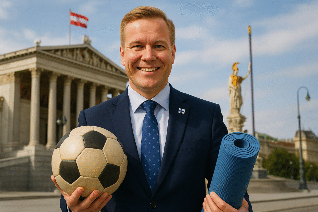 Finnischer Sportminister in Wien: Revolutioniert Finnland den Schulsport?