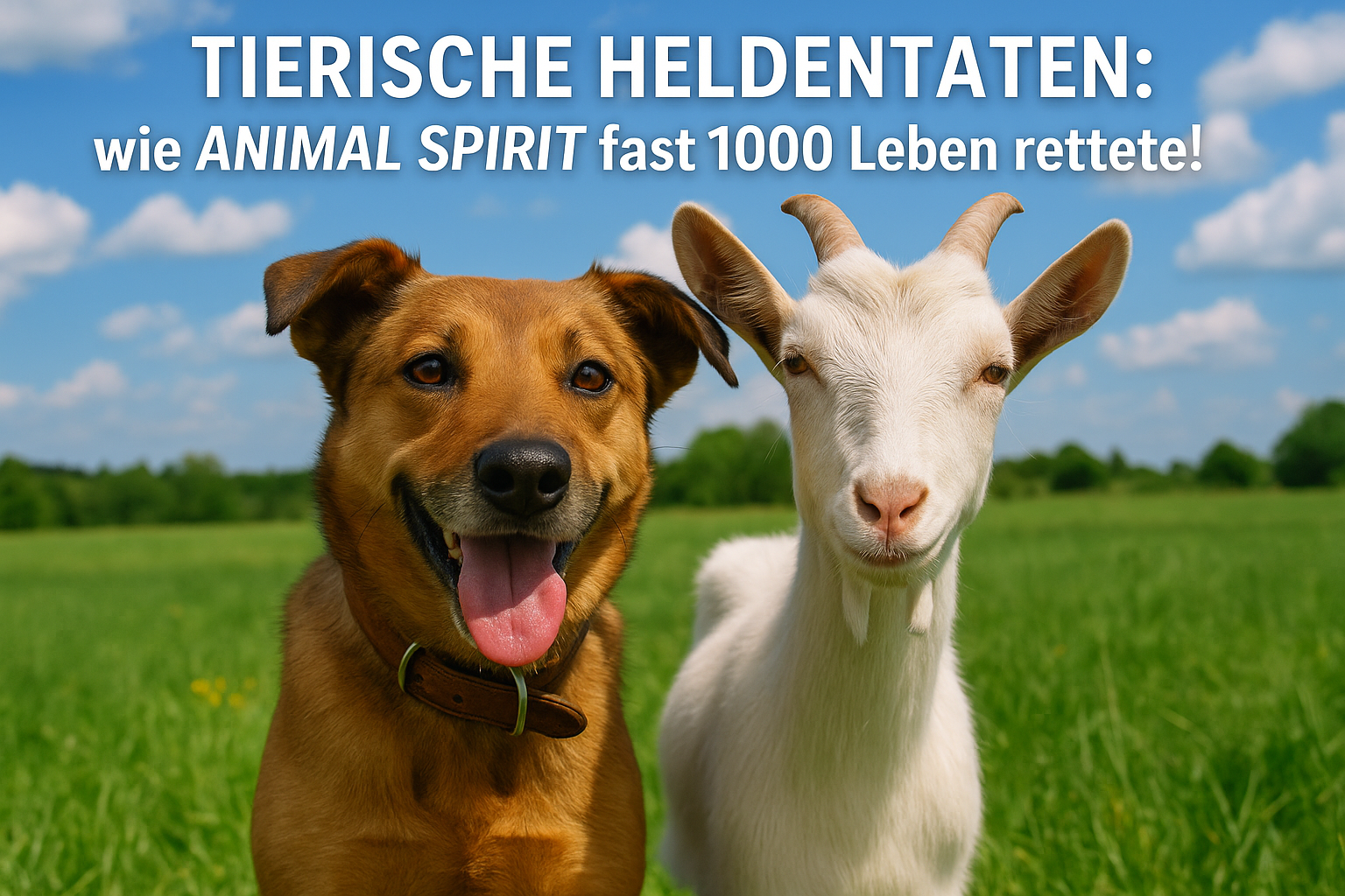 Titelbild zu „Tierische Heldentaten: Wie ANIMAL SPIRIT fast 1000 Leben rettete!“