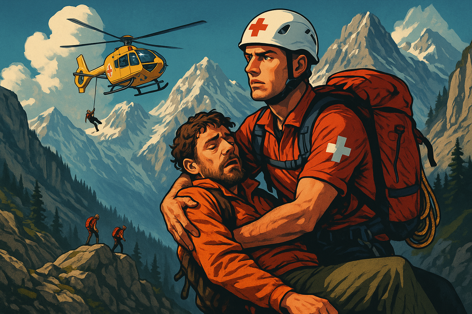 Titelbild zu „Heldentaten in den Alpen: Tiroler Bergretter schreiben Geschichte!“