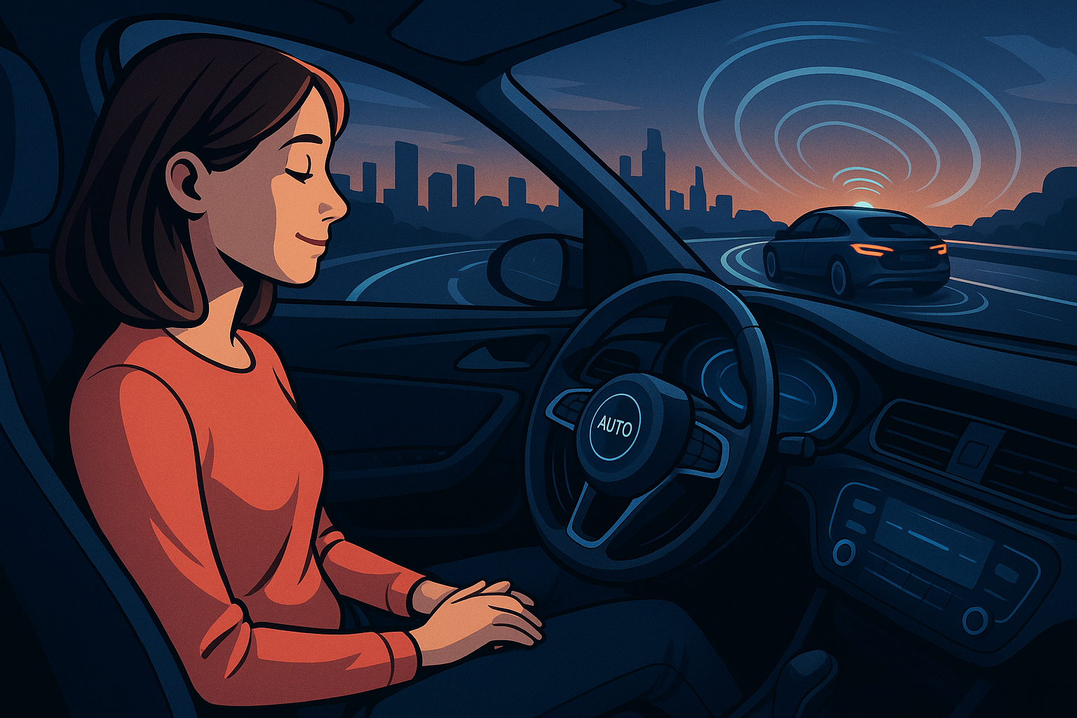 Titelbild zu „Autonomes Fahren: Die Zukunft oder ein gefährlicher Traum?“