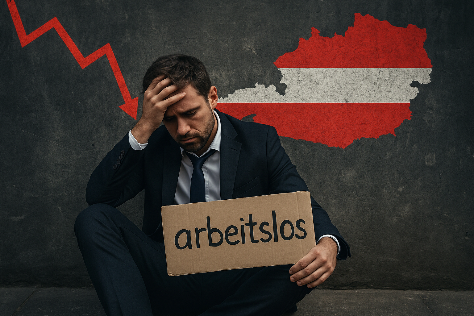 Titelbild zu „Alarmierende Arbeitslosenzahlen: Steht Österreich am wirtschaftlichen Abgrund?“