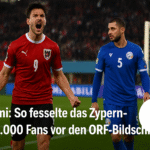 WM-Krimi: So fesselte das Zypern-Spiel 921.000 Fans vor den ORF-Bildschirmen!