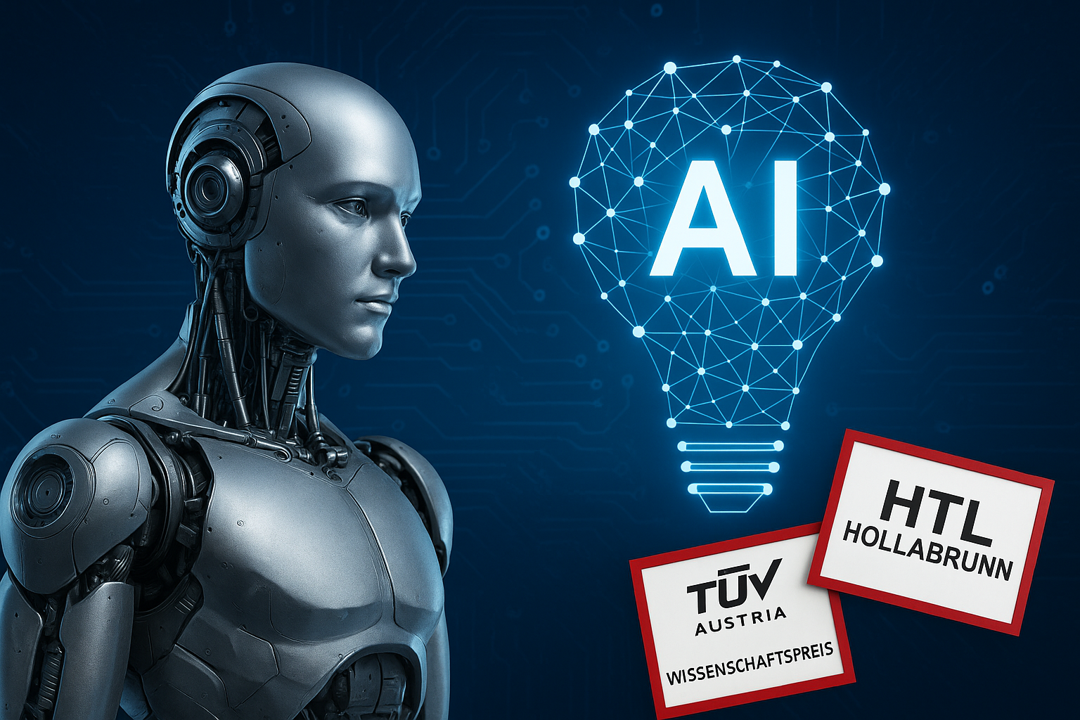 Titelbild zu „Revolutionäre KI-Technologie: HTL Hollabrunn räumt beim TÜV AUSTRIA Wissenschaftspreis ab!“