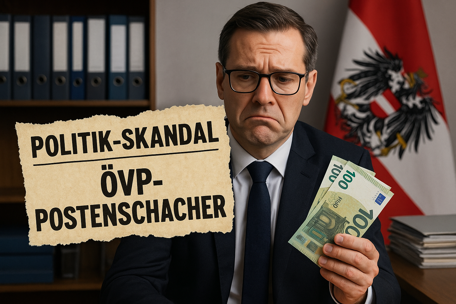 Titelbild zu „Politik-Skandal: ÖVP-Postenschacher enthüllt – Wie sicher ist unser Geld?“