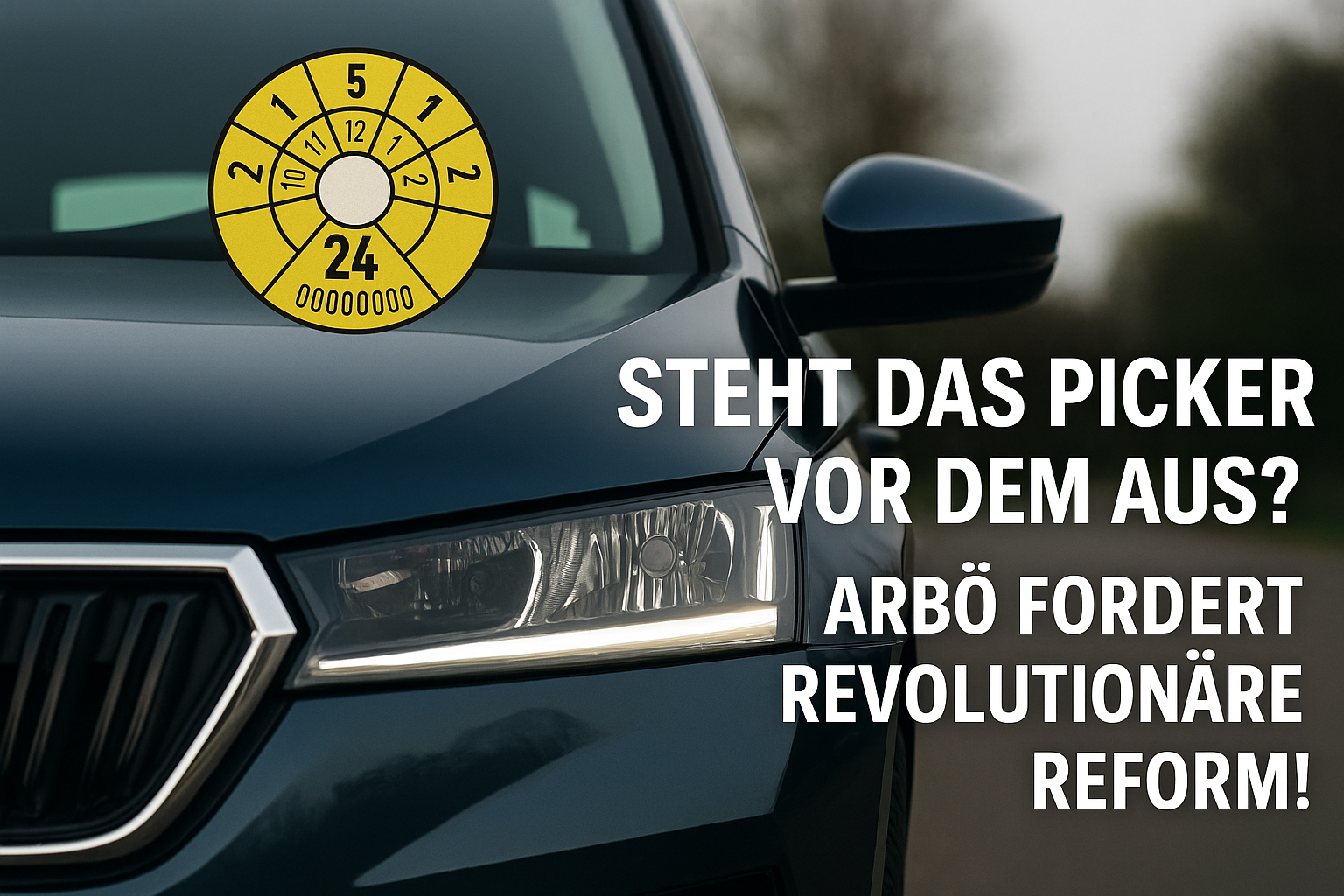 Titelbild zu „Steht das Pickerl vor dem Aus? ARBÖ fordert revolutionäre Reform!“
