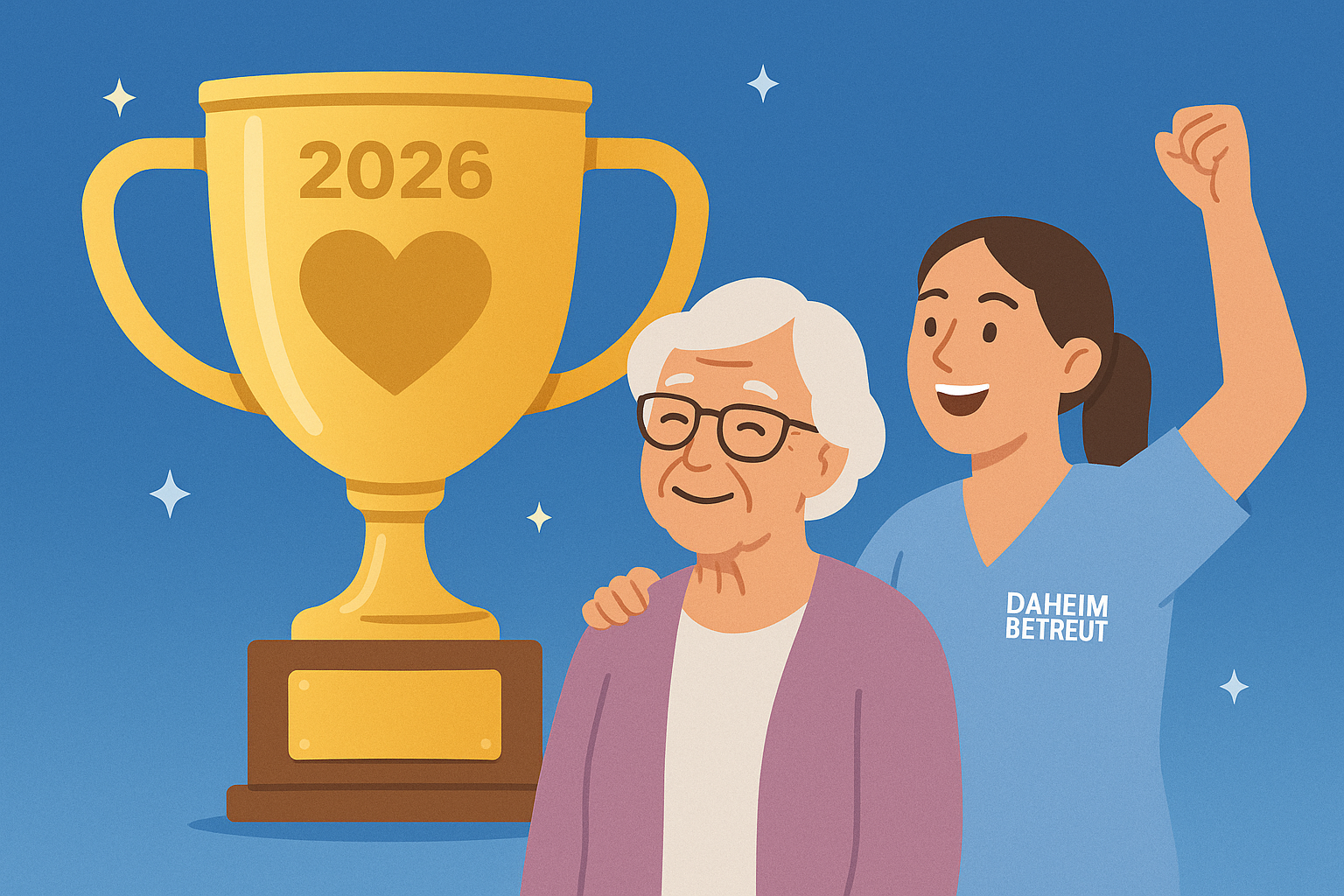 Titelbild zu „Sensation in der Pflege: Wer gewinnt den Daheim Betreut Award 2026?“