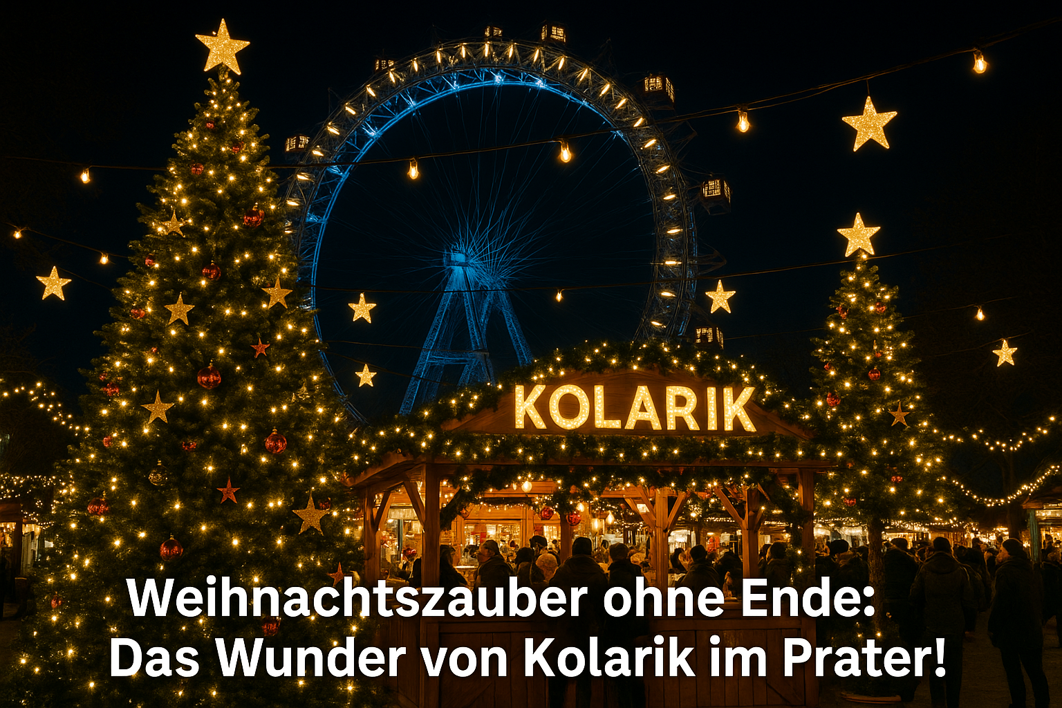 Titelbild zu „Weihnachtszauber ohne Ende: Das Wunder von Kolarik im Prater!“