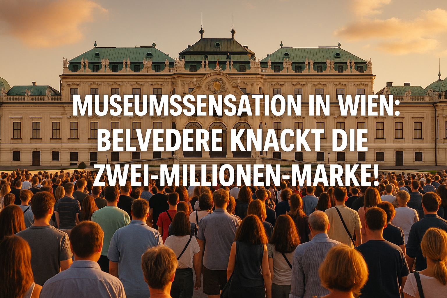Titelbild zu „Museumssensation in Wien: Belvedere knackt die Zwei-Millionen-Marke!“