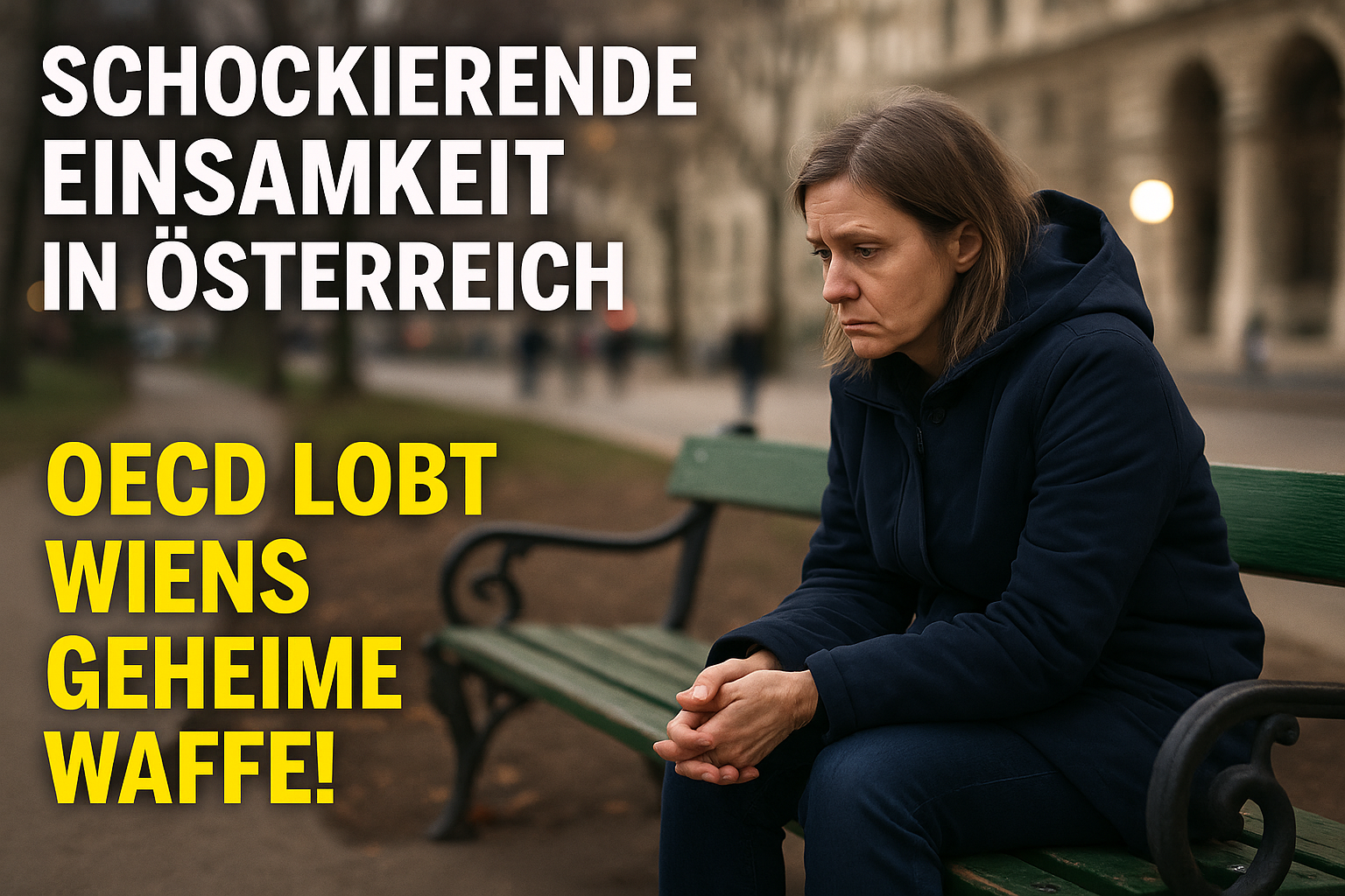 Titelbild zu „Schockierende Einsamkeit in Österreich: OECD lobt Wiens geheime Waffe!“