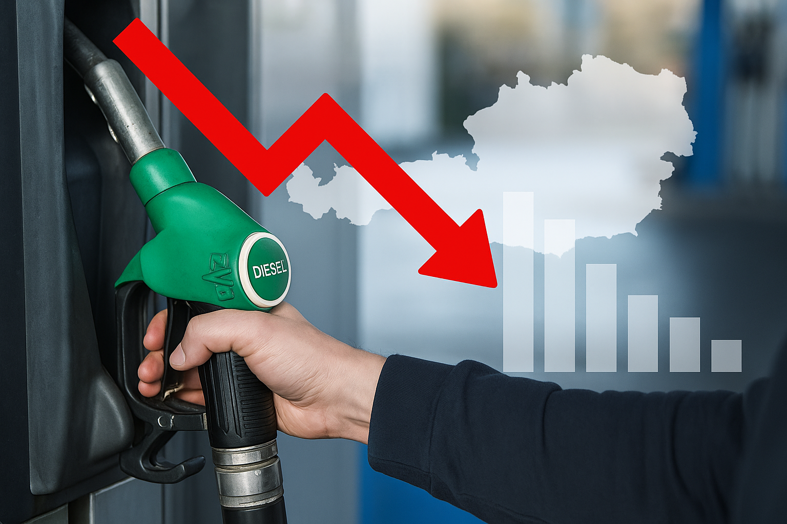 Titelbild zu „Schockierende Wende: Dieselverbrauch in Österreich bricht ein – Das steckt dahinter!“