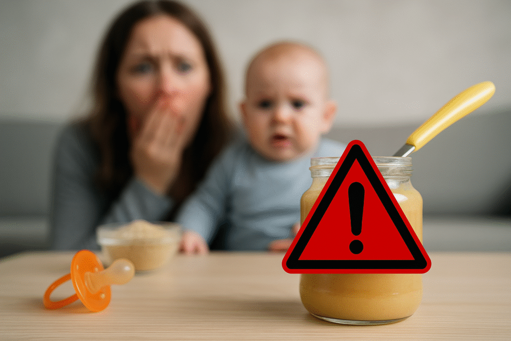 Schock-Rückruf: Gefährliches Toxin in Babynahrung – Eltern in Alarmbereitschaft!