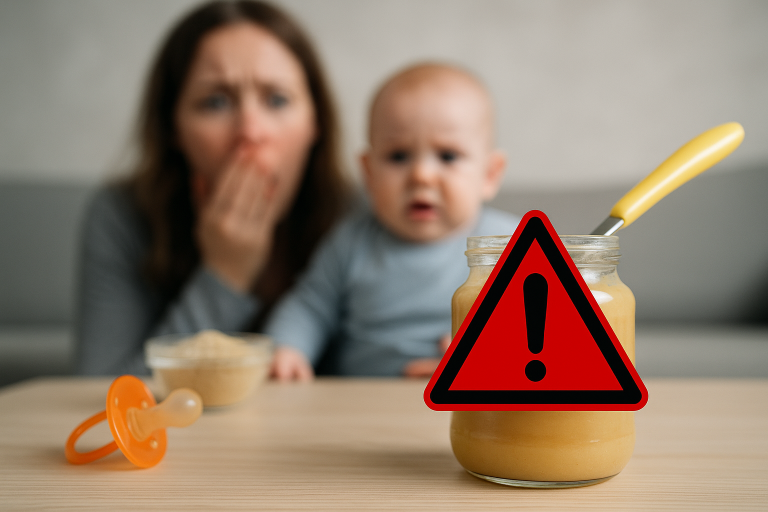 Titelbild zu „Schock-Rückruf: Gefährliches Toxin in Babynahrung – Eltern in Alarmbereitschaft!“