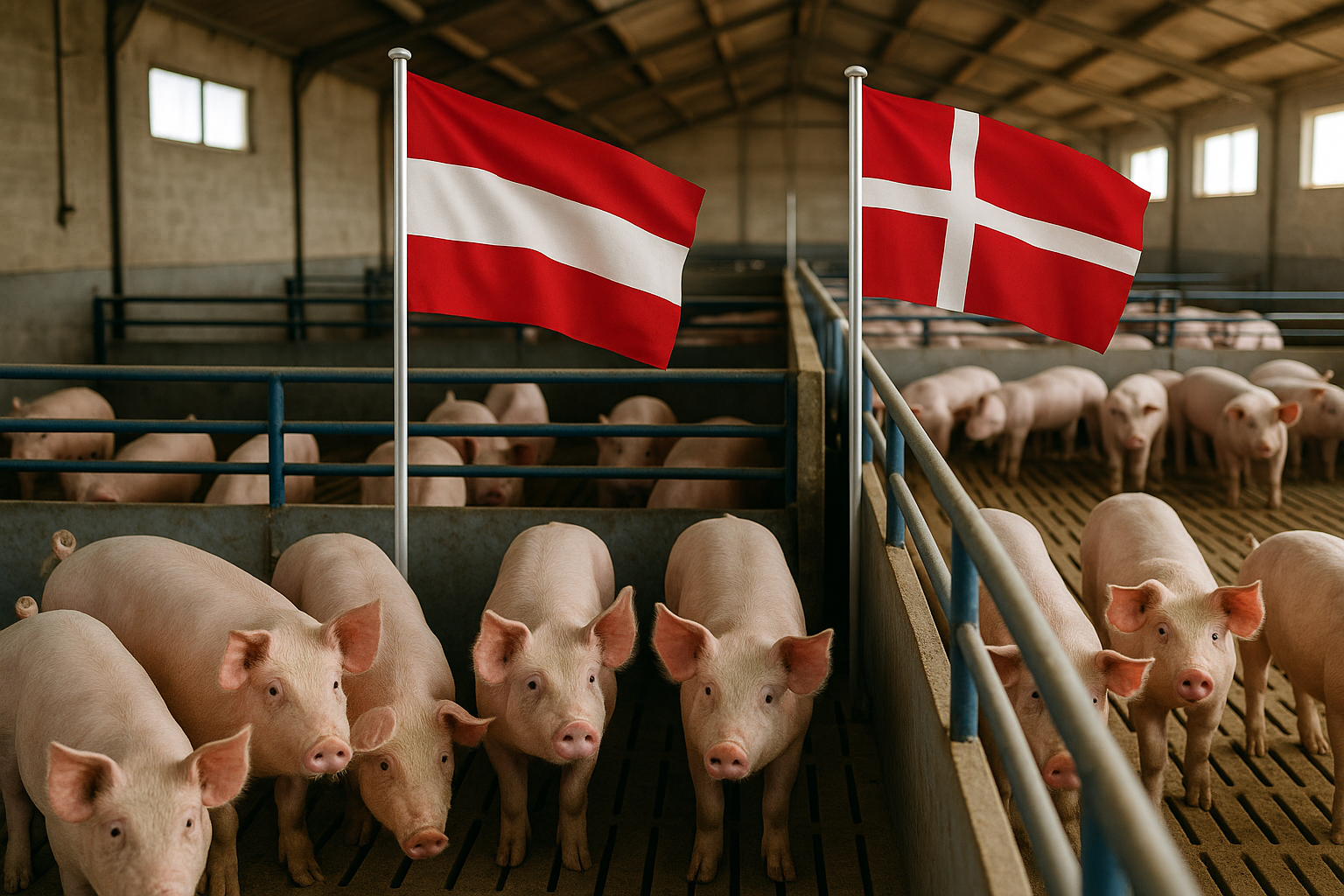 Titelbild zu „Österreichs Schweinehaltung: Ein Blick auf Dänemarks Mindeststandard“