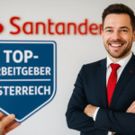 Santander als Top-Arbeitgeber in Österreich ausgezeichnet