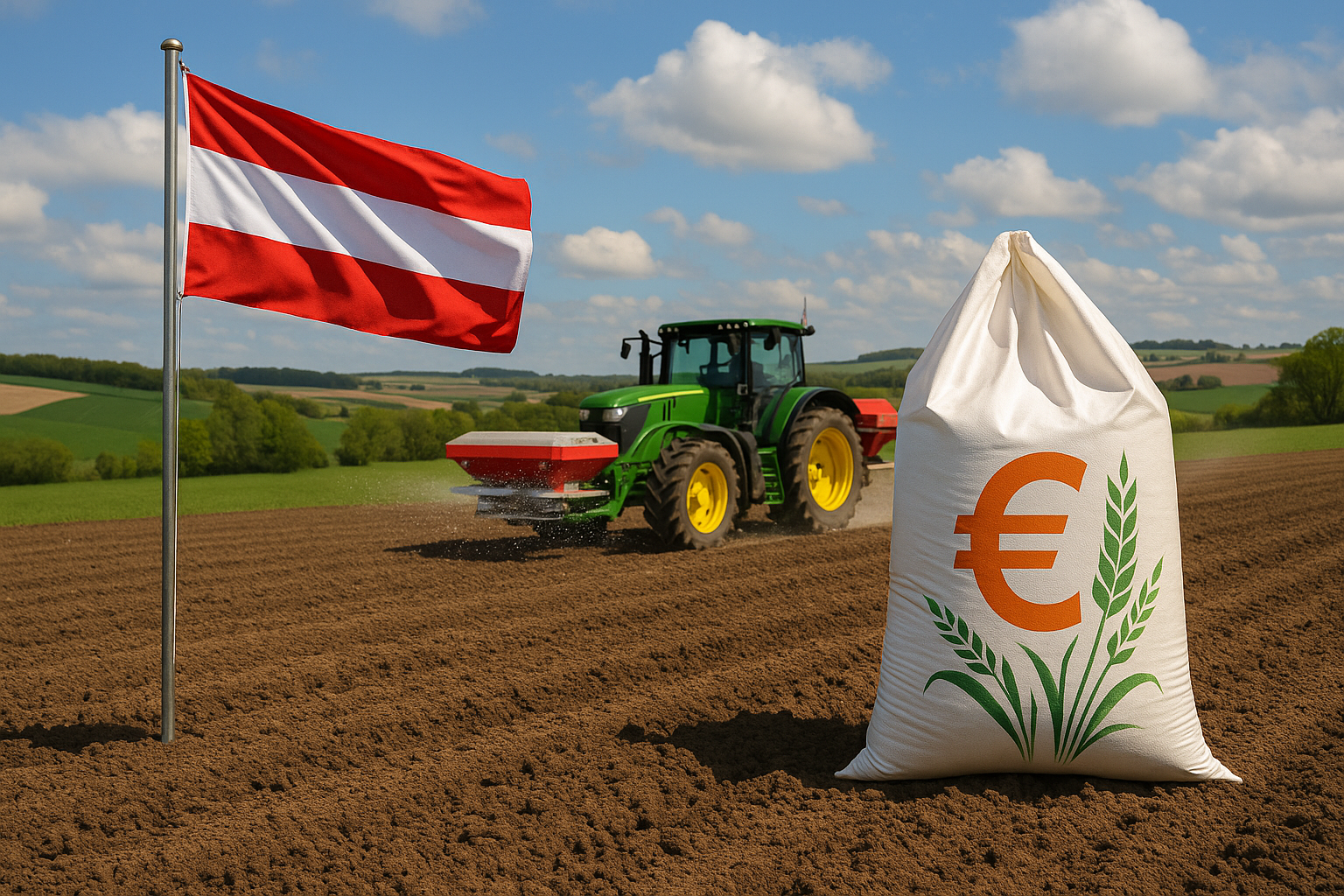 Titelbild zu „Österreichs Landwirtschaft unter Druck: Düngemittelpreise steigen“