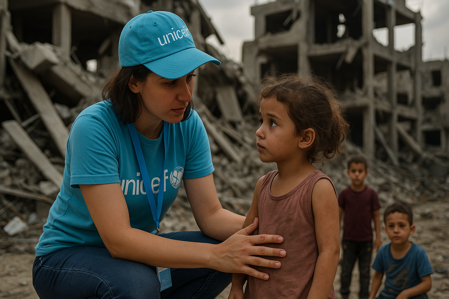 Titelbild zu „UNICEF erweitert Hilfe für Kinder in Gaza trotz kritischer Lage“