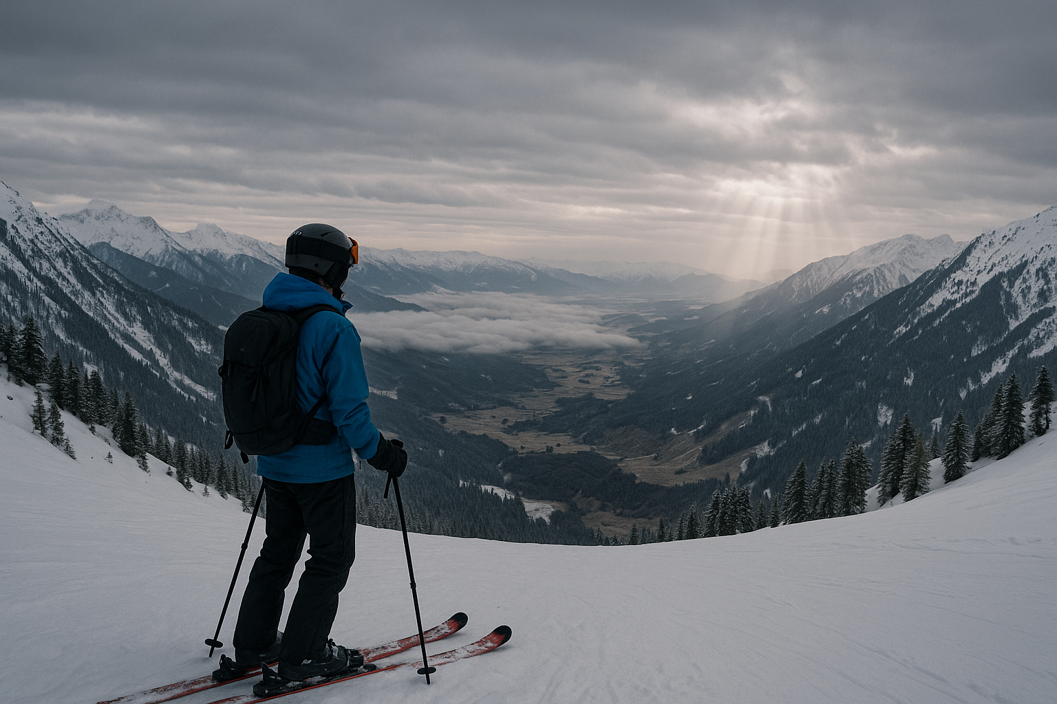 Titelbild zu „Skifahren in der Krise: Klimawandel bedroht Wintersport“