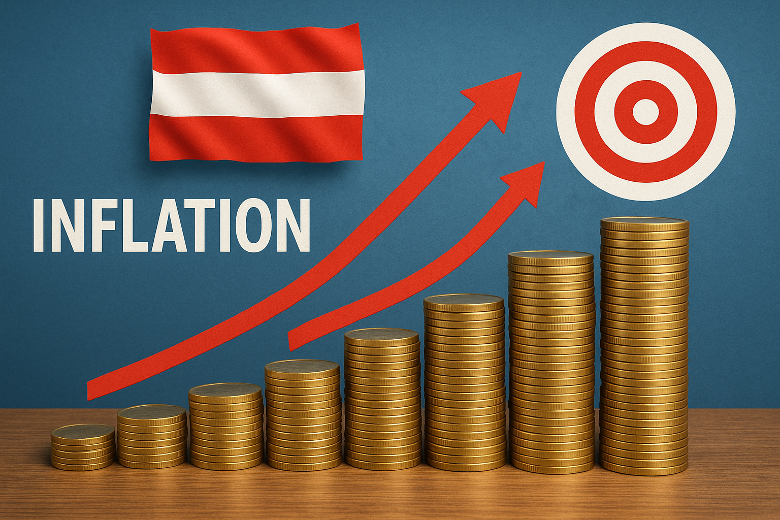 Titelbild zu „Inflationsziel erreicht: Österreichs wirtschaftliche Herausforderungen“