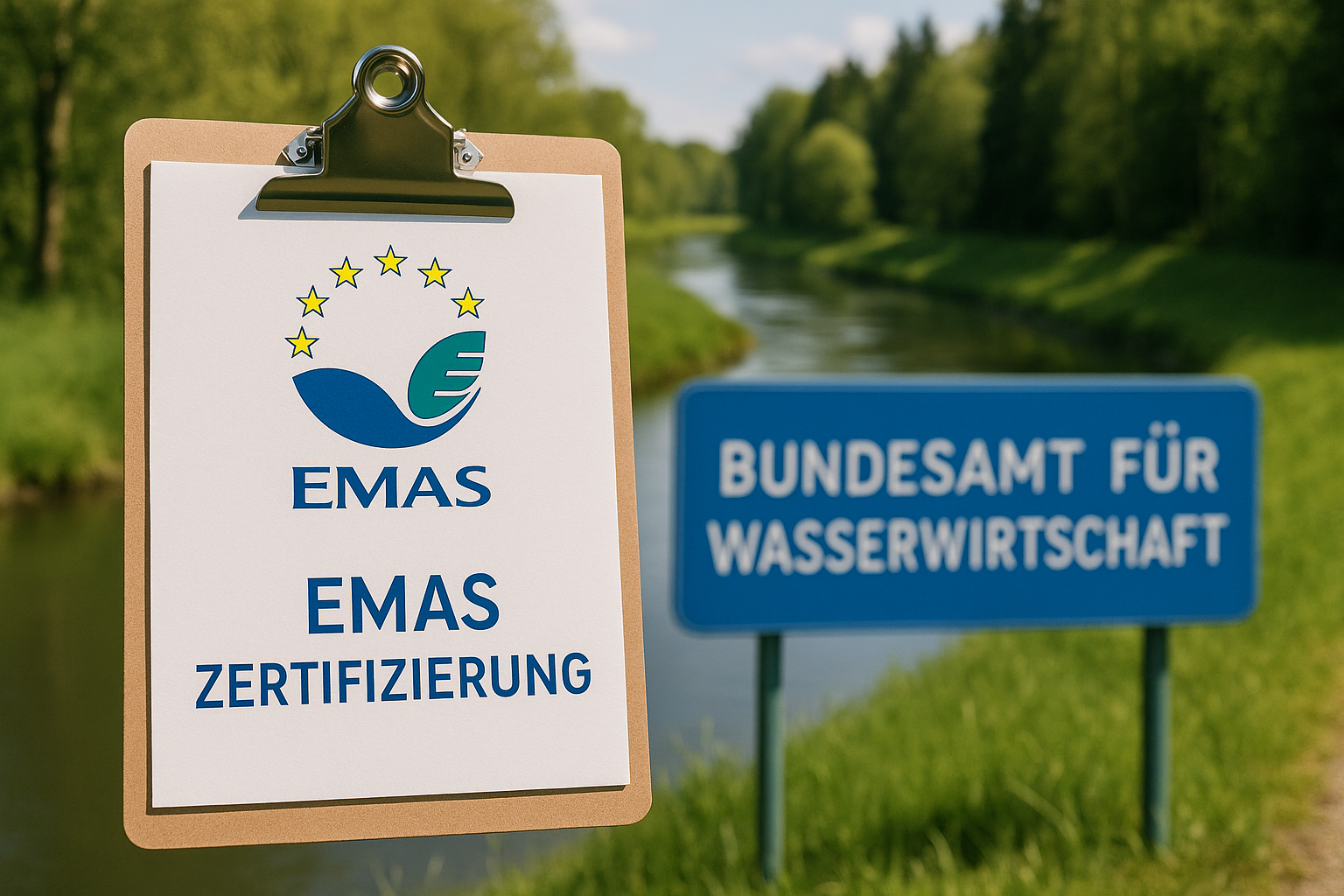 Titelbild zu „Bundesamt für Wasserwirtschaft erhält EMAS-Zertifizierung“