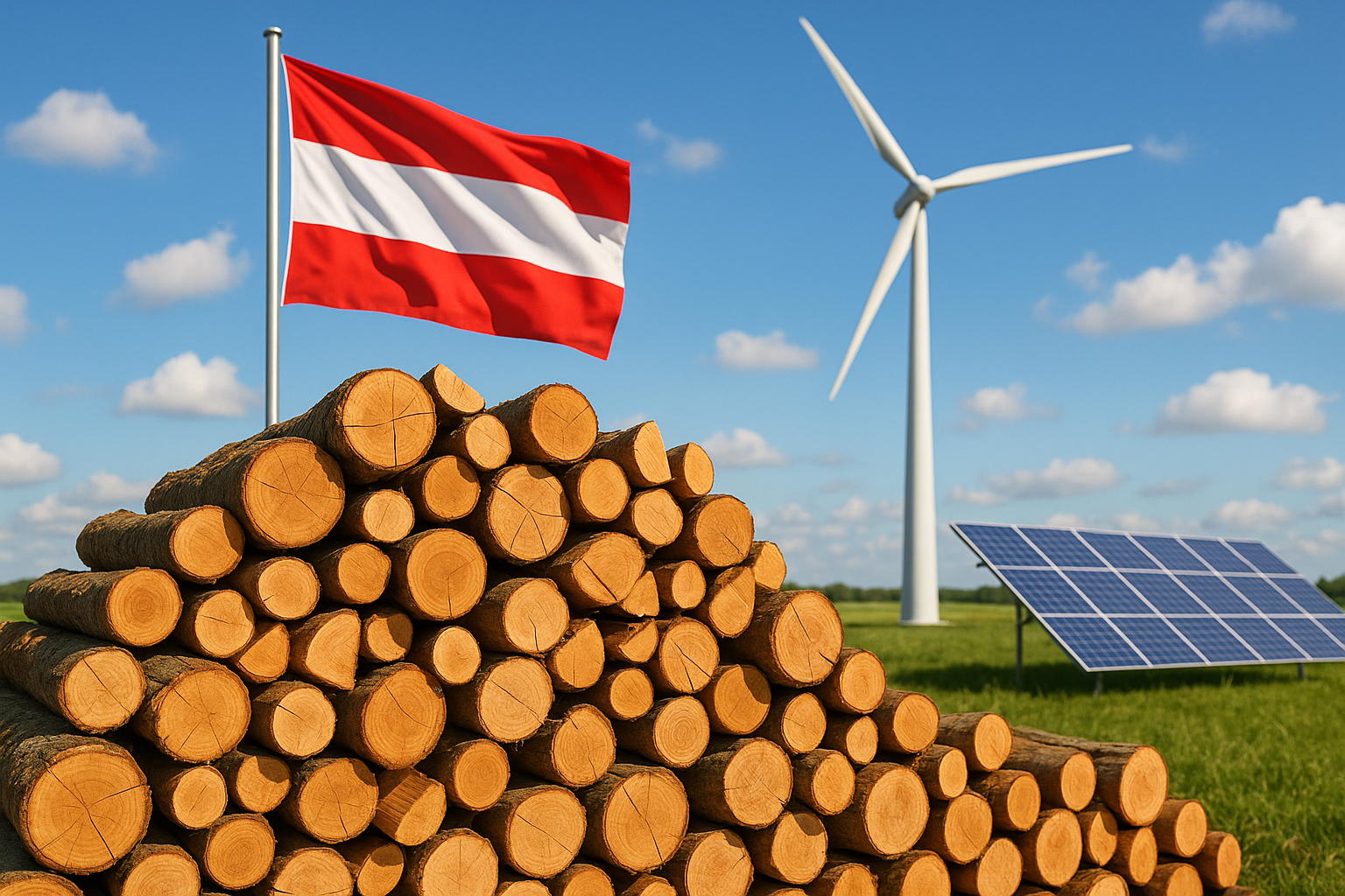 Titelbild zu „Energieholz: Österreichs Schlüssel zur nachhaltigen Energiezukunft“