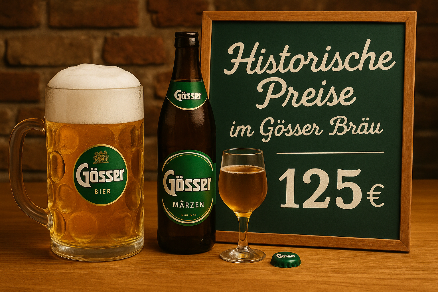 Titelbild zu „Historische Preise im Gösser Bräu zum 125. Jubiläum“