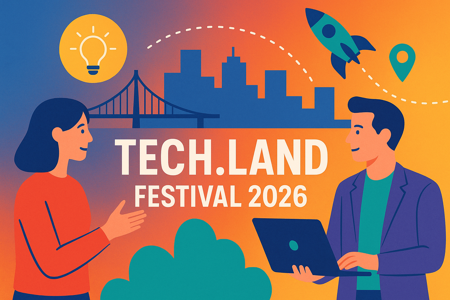 Titelbild zu „Grenzüberschreitende Innovation: TECH.LAND Festival 2026“