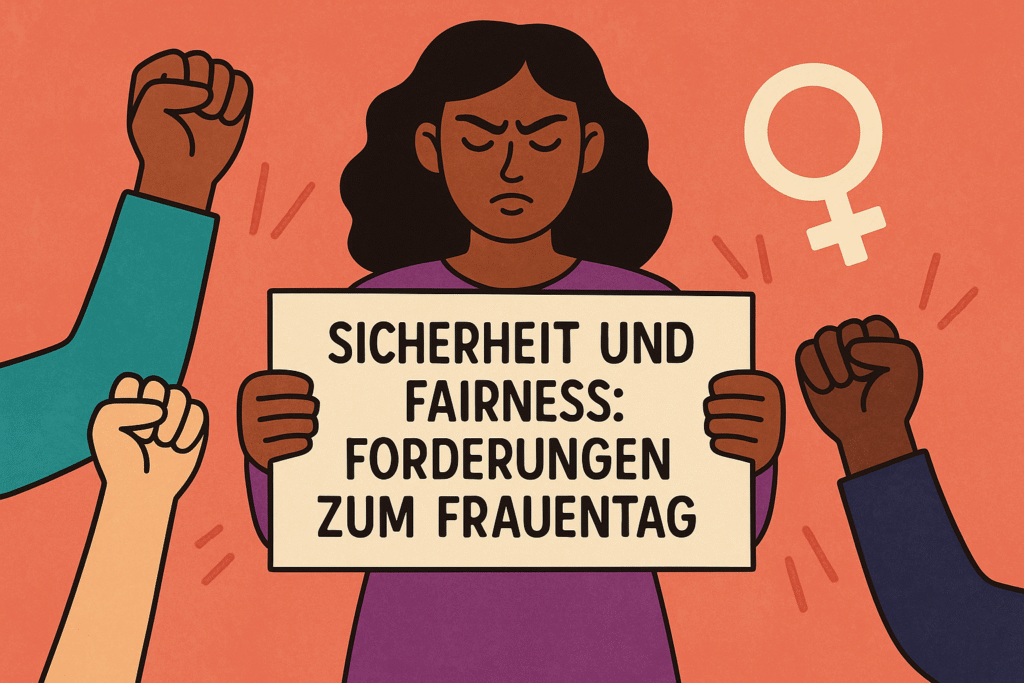 Sicherheit und Fairness: Forderungen zum Frauentag