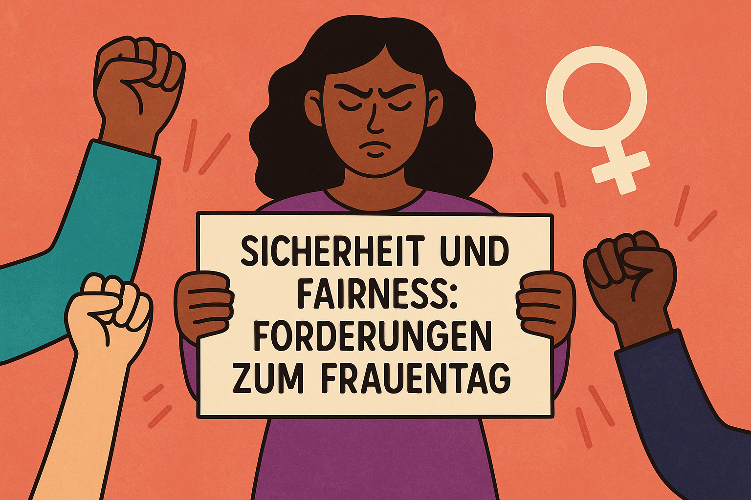 Titelbild zu „Sicherheit und Fairness: Forderungen zum Frauentag“