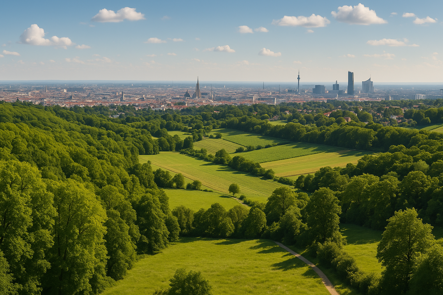 Titelbild zu „Wiens Grüngürtel: Nachhaltige Stadtentwicklung im Fokus“